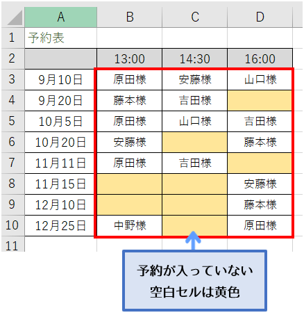 Excel 条件に合ったセルに色を付ける 条件付き書式の基本 働くオンナのパソコン教科書